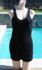 Vintage early 1930s MUNSINGWEAR Black Wool Swimsuit sz 44